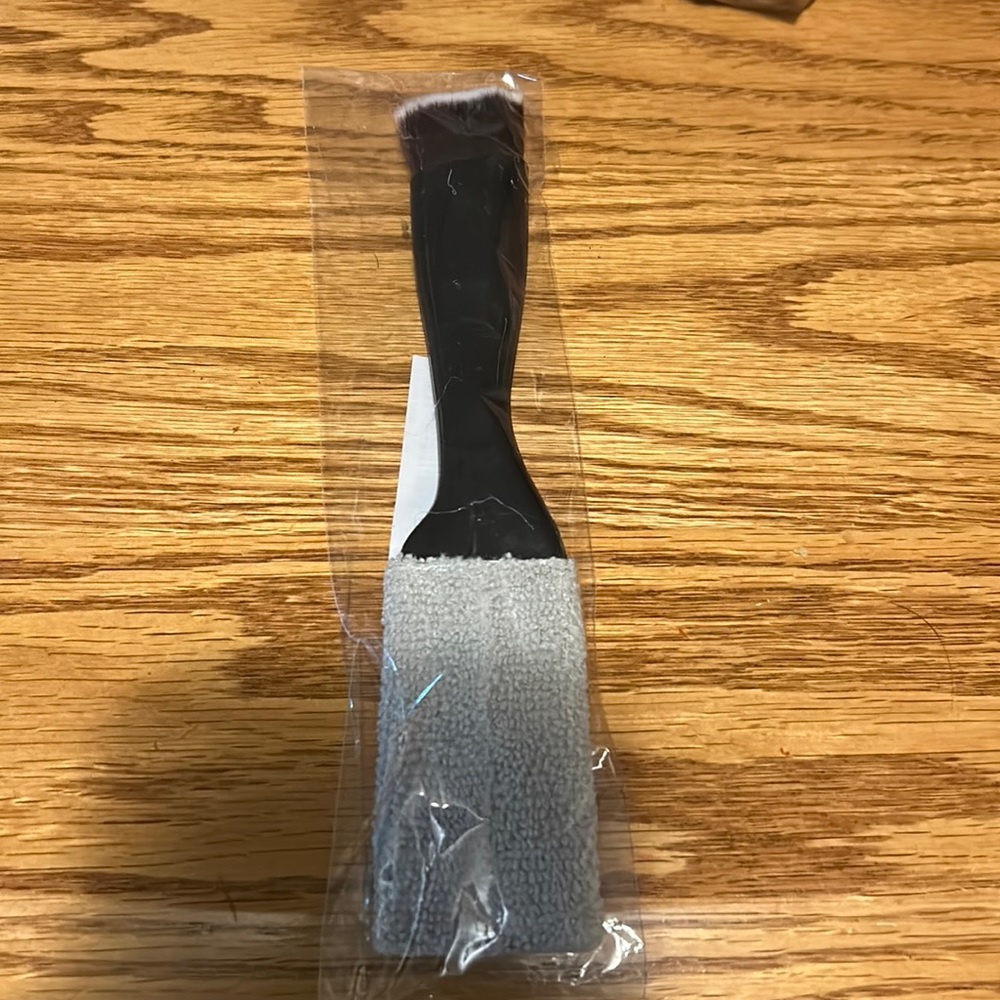 Soft brush air conditioner cleaning tool.